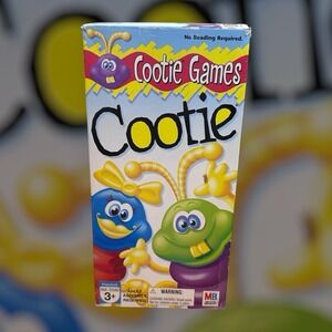 Vintage 1999 Milton Bradley Cootie Game 100% Complete Great Condition